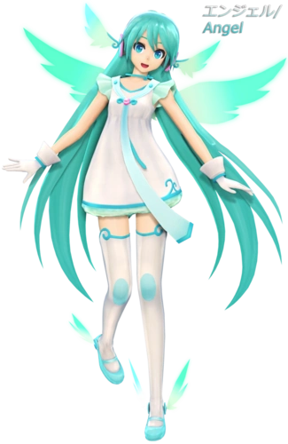 可爱的天使初音未来mmd模型下载