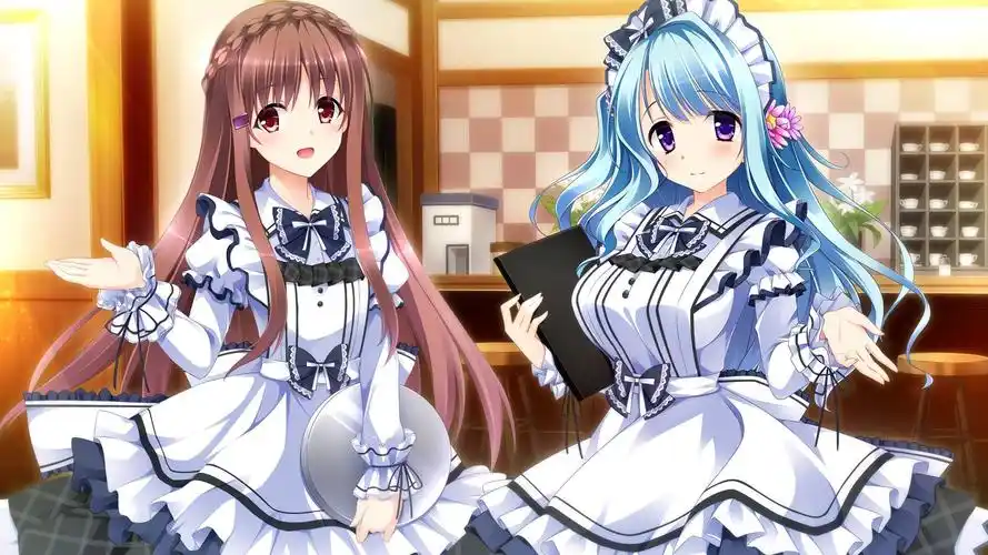 二次元精美壁纸:可爱少女,喜欢那个来拯救我的英雄