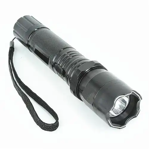 自卫防狼武器装备防暴保安巡逻轻巧便携手电筒安保电棍 电警棍 电击器