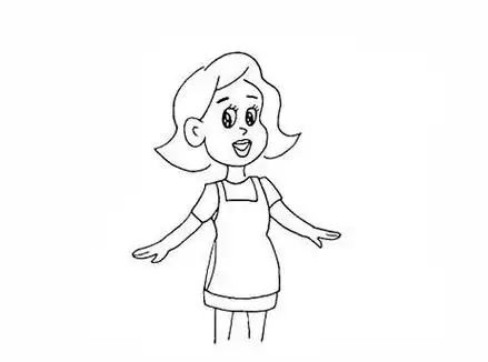 画妈妈的步骤教程怎么画简笔画教程绘画吧-画画