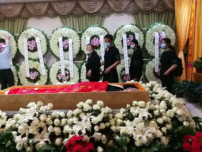 王克家先生遗体告别仪式现场