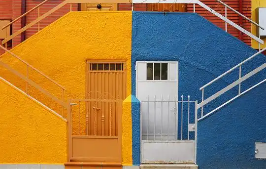 缤纷色彩的建筑摄影