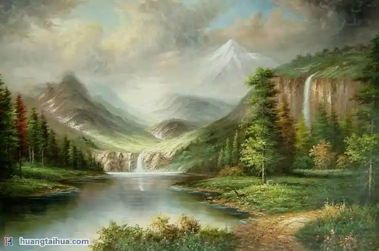 欧美油画_欧美风格古典风景油画作品-黄泰华画家网