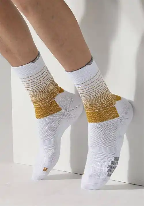 渐变色篮球袜 竞·迈专业渐变色篮球袜男长筒毛巾底实战精英袜高帮