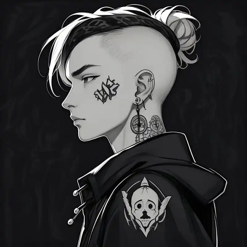 97社会人纹身男头像集94 老铁们,来一波超酷的纹身男头像!