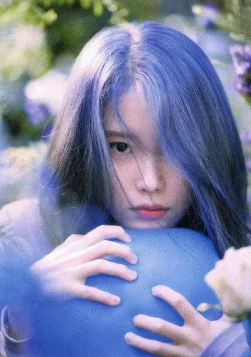 iu蓝发##iu李知恩0516生日快乐