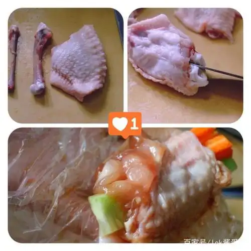 *鸡翅去骨要先断筋骨,拔鸡骨事半功倍