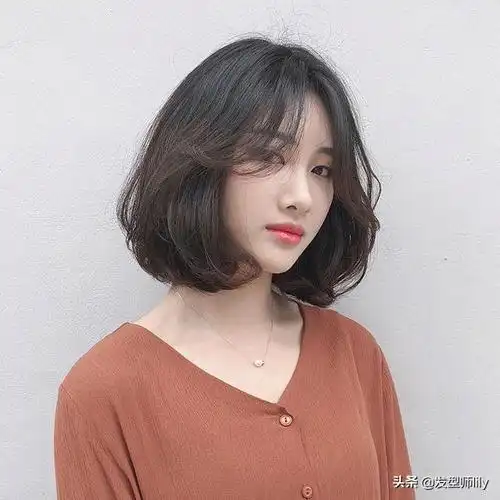 适合脸大妹子的齐脸内扣短发20款最提升颜值发型67