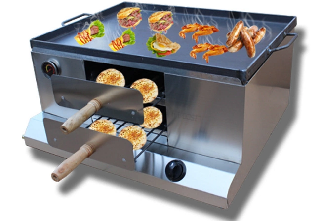 面食加工 肉类加工 果蔬加工   烧饼炉是做烧饼的炉子,除了火炉子还有