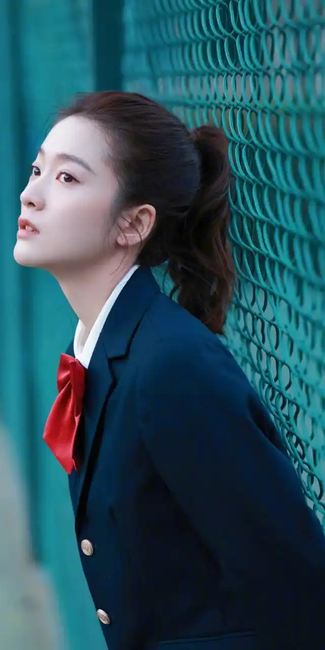 张雪迎# sophie校服,清纯可爱,俏皮灵动