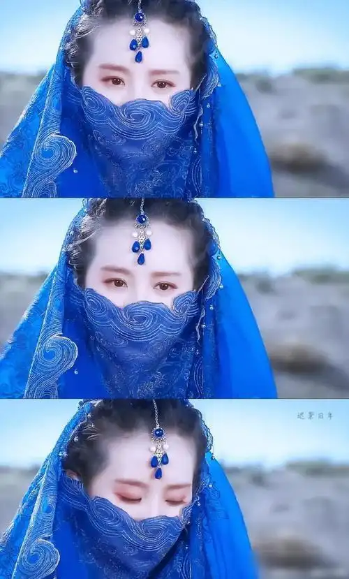 古装剧中很多女星都穿着蓝色的衣服这些蓝衣美女令人惊叹