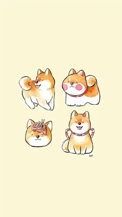 画小狗简笔画可爱的卡通柴犬简笔画教程步骤图片小狗简笔画图片大全可