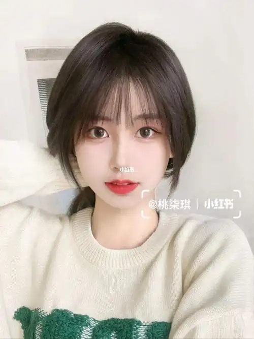 适合学生党的刘海 适合学生党剪的刘海-图片大观-奇异网