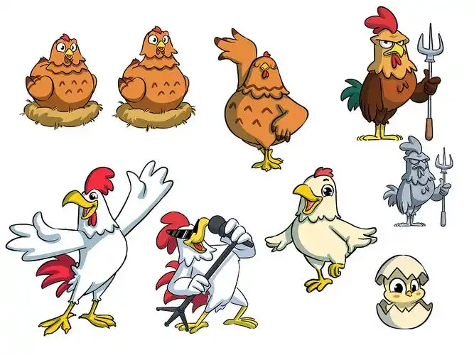 一套小动物ip形象设计稿