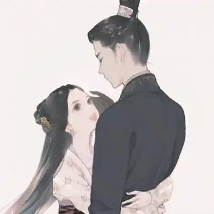 男女cp情头动漫古风 高清仙气的古风漫画情侣头像图片_情侣动漫头像