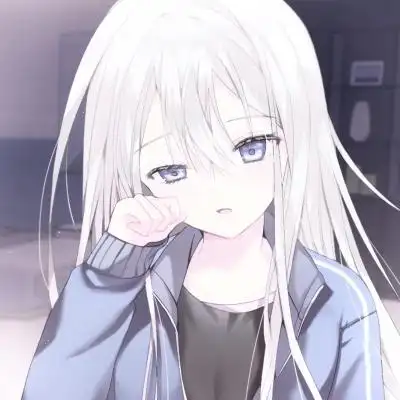 白发系女漫_卡通动漫头像_我要个性网