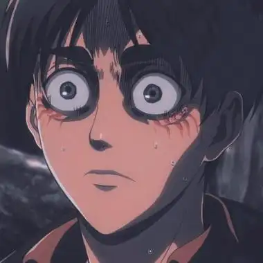 《进击的巨人》艾伦耶格尔头像,大眼睛帅哥动漫男头