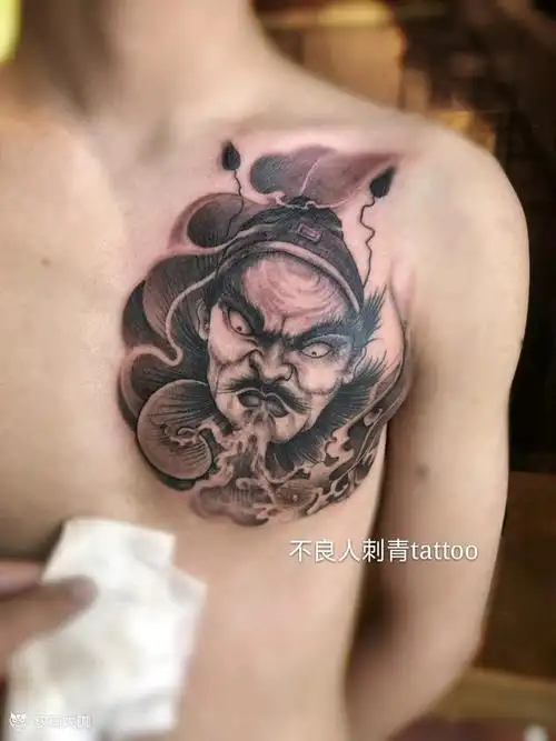 钟馗_纹身图案手稿图片_ll的纹身作品集