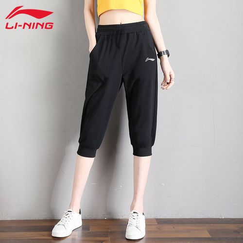 纯棉运动七分裤女