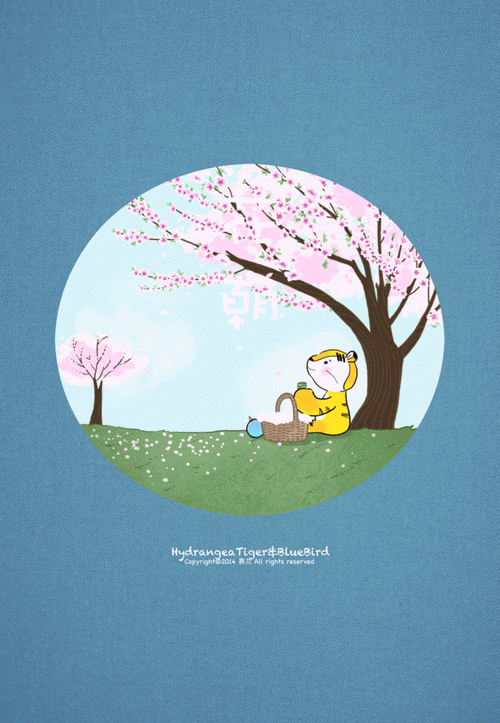 农历二月花朝春 #动图# #传统美# #gif# #卡通# #治愈系# #壁纸