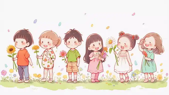 幼儿园招生插画-幼儿园招生插画设计图片素材-觅知网