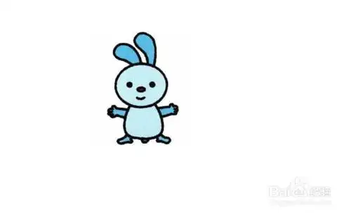 轴对称图形兔子简笔画