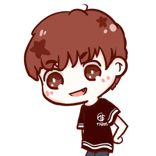 tfboys王俊凯,karry,漫画q版形象.收集于微博.