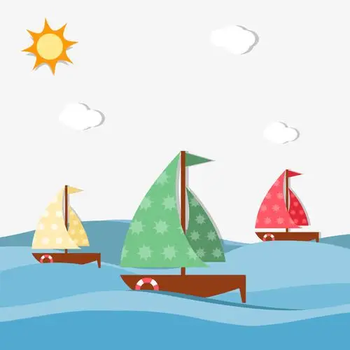 手绘/卡通 卡通元素 > 大海 收藏 [声明] 觅元素所有素材为用户免费