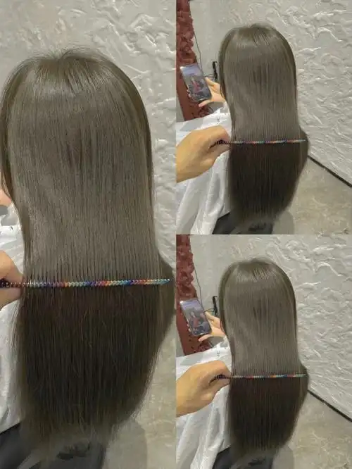一直想染的免漂发色78亚麻青棕色