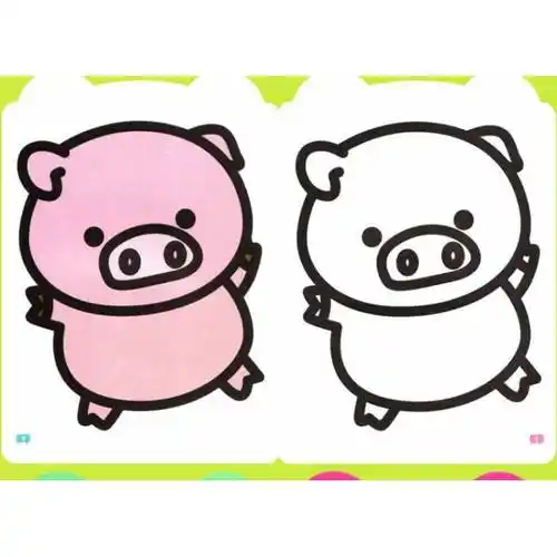 画册填色涂鸦学画画书描画启蒙早教1-2-3-4岁幼儿园小班中班绘画书籍