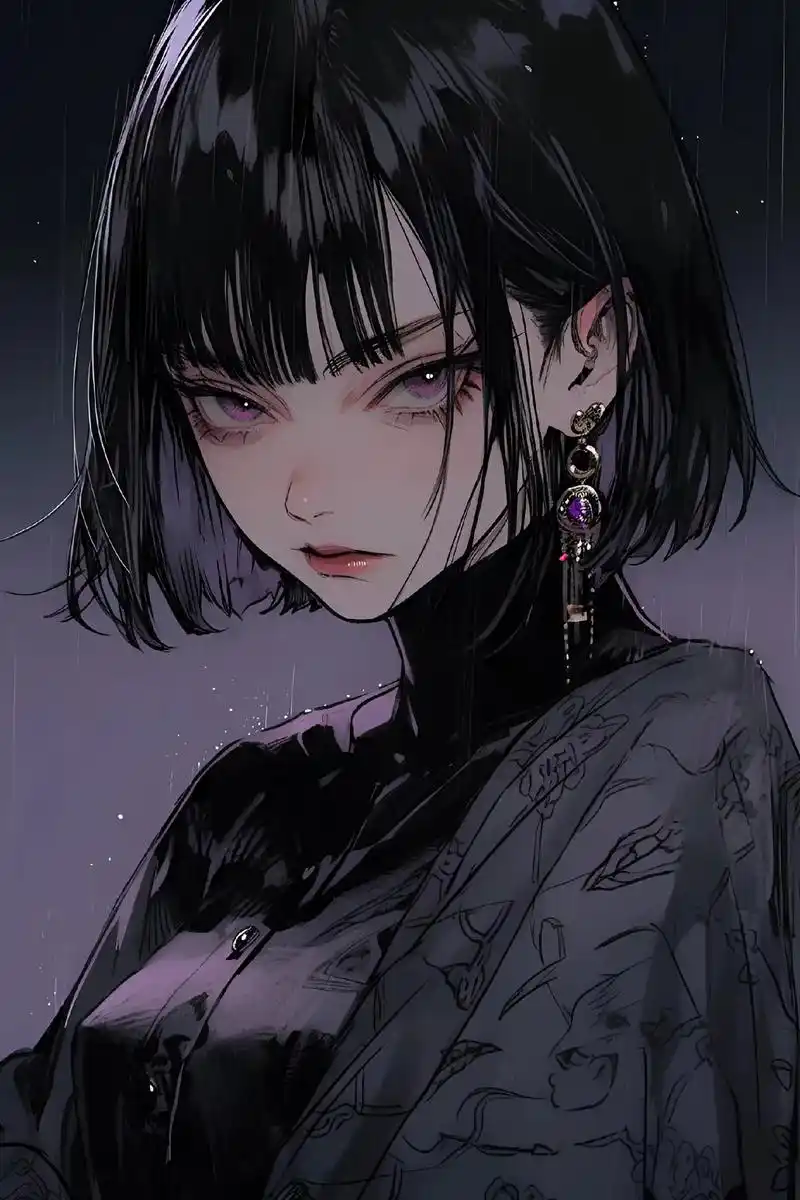 暗黑系 | 御姐风.#暗黑系 #优质头像 #动漫女头 #御姐 - 抖音