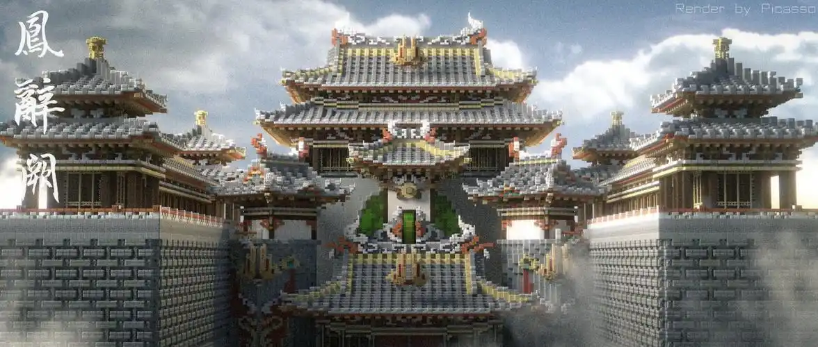 本篇将对关于minecraft我的世界中式建筑中的硬山顶建筑进行详解