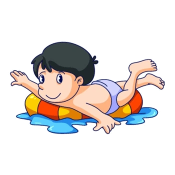 卡通游泳