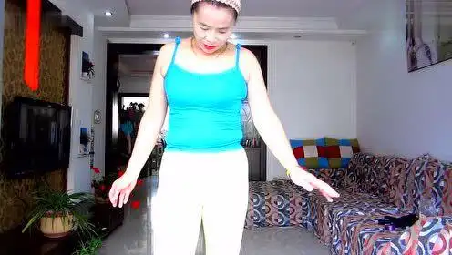 舞灵美娜子广场舞 dj舞曲《最美最美》正面背面演示