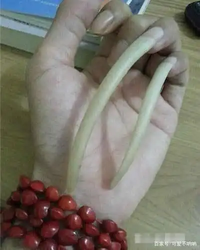 我真的是震惊了啊,还是第一次见到这么长的指甲,这生活上会有很多不