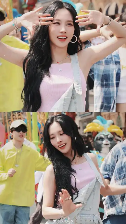 王霏霏环球影城e人跳舞##王霏霏春日狂欢c位赢了