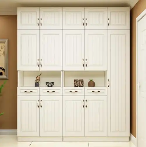 鞋柜家用门口大容量玄关柜一体满墙门厅柜进门入户靠墙阳台储物柜