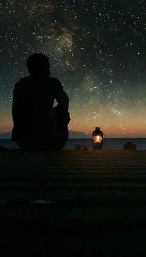 夜晚孤寂落寞的背影图片,一个人落寞的背影图片