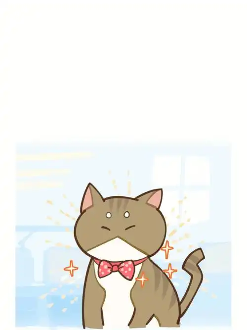 "关于带上项圈帅不过三秒这件事"喜欢的话点个赞叭~想看更多猫咪漫画