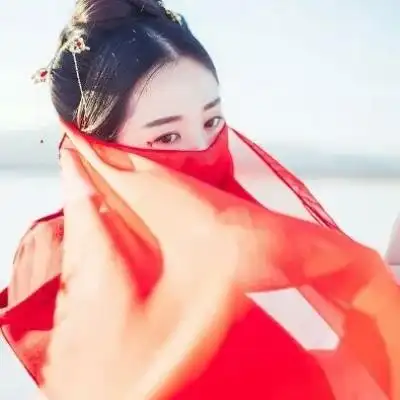 静儿遮脸古风女生头像