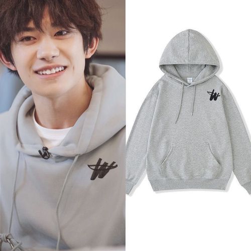 易烊千玺同款衣服卫衣男女外套学生情侣装上衣女连帽宽松潮牌秋冬