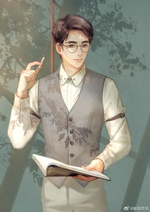 朱一龙手绘 画手见水印 - 堆糖,美图壁纸兴趣社区