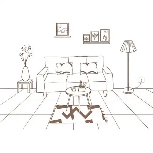 100个小场景系列插画线稿临摹10100