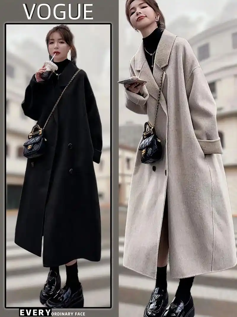 中长款毛呢外套