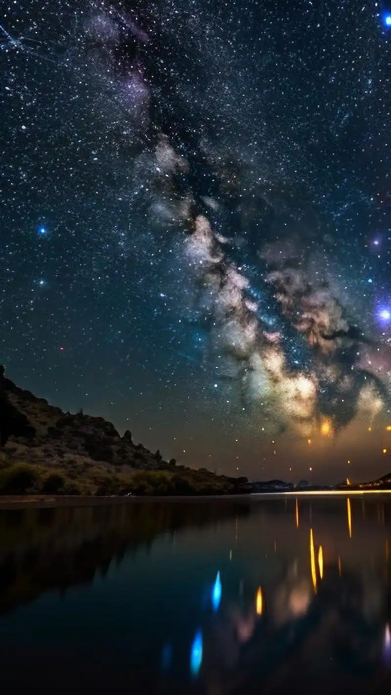 🌌8k超清蓝光夜空手机竖屏壁纸📱