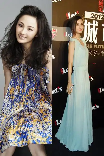 张歆艺姚笛撞脸 清新邻家女衣品pk(5)