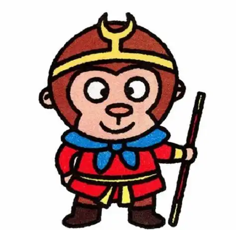 孙悟空简笔画儿童画公式 孙悟空简笔画全身绘画步骤_简笔画 - 绘画者