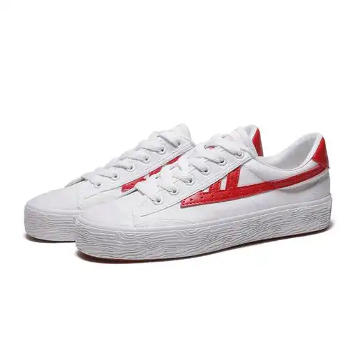 双星帆布鞋男女休闲低帮跑步鞋情侣鞋复古经典板鞋潮鞋运动风四季通用