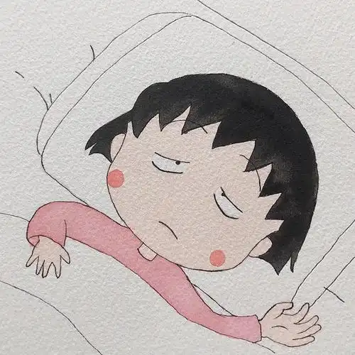 微信樱桃小丸子网红可爱卡通头像