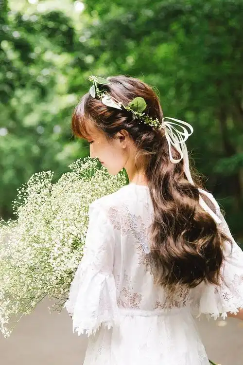 森系的唯美女生